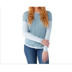 Womens Smartwool Women's Shadow Pine Colorblock Crew Sweater Size XL EUC!